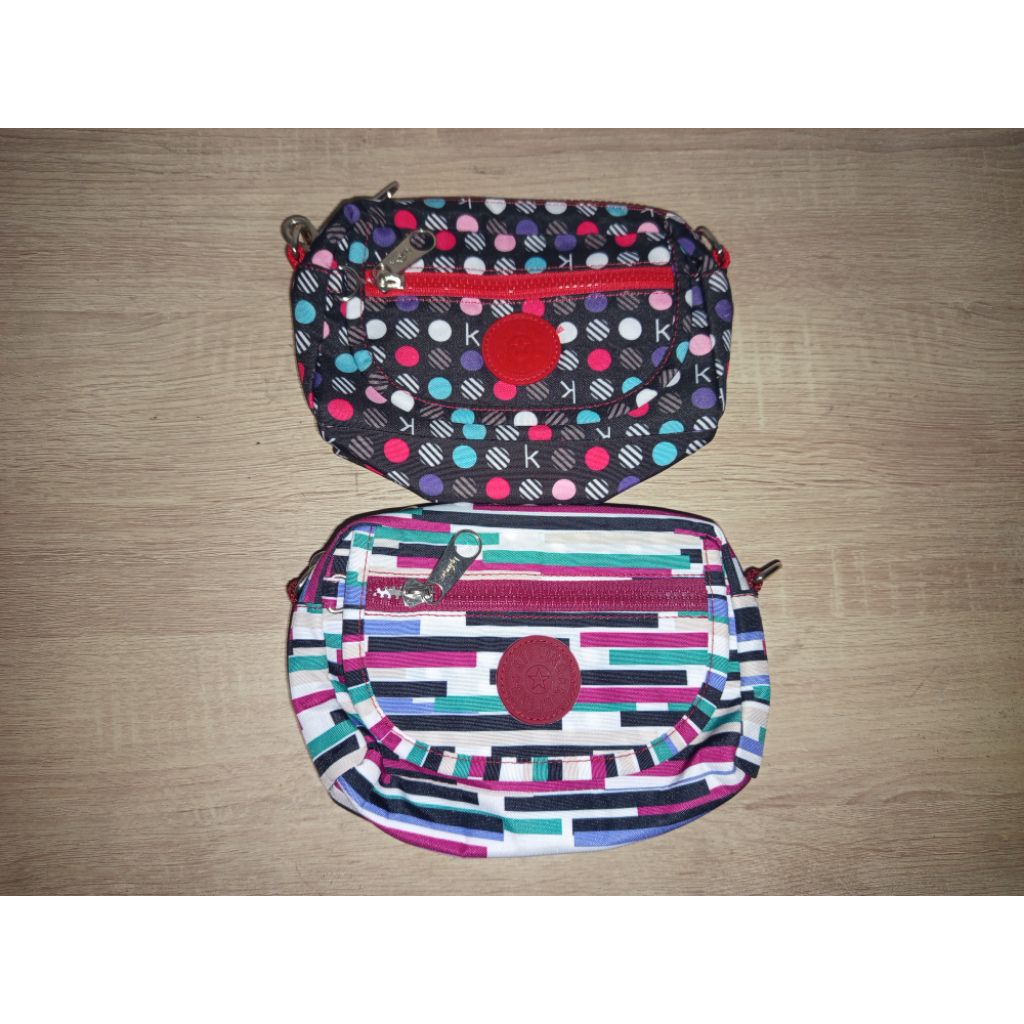 Tas Selempang Mini Kipling – Slingbag Kecil Wanita Stylish (Tali Lepas Pasang, Ringan & Praktis