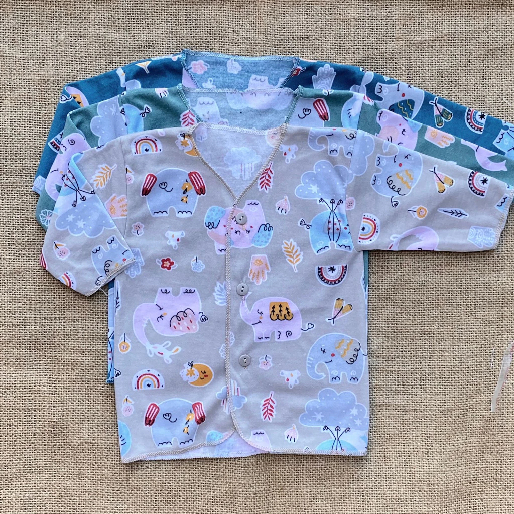 AIRIN Baju Lengan Panjang Bayi Bayi Atasan Bayi Baju Newborn Baju Bayi Baru Lahir Gift Bayi Hadiah L
