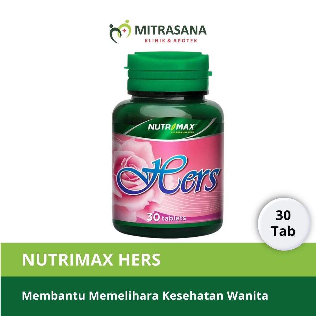 Nutrimax Hers 30 Tab - Membantu Memelihara Kesehatan Wanita
