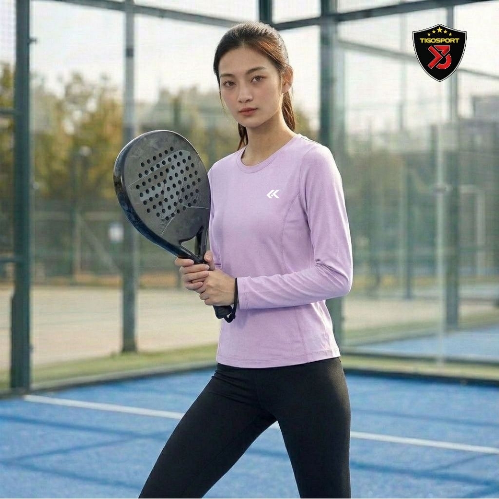 JERSEY OLAHRAGA WANITA HIJAB KAOS RUNNING WANITA MUSLIMAH JERSEY BADMINTON WANITA LENGAN PANJANG