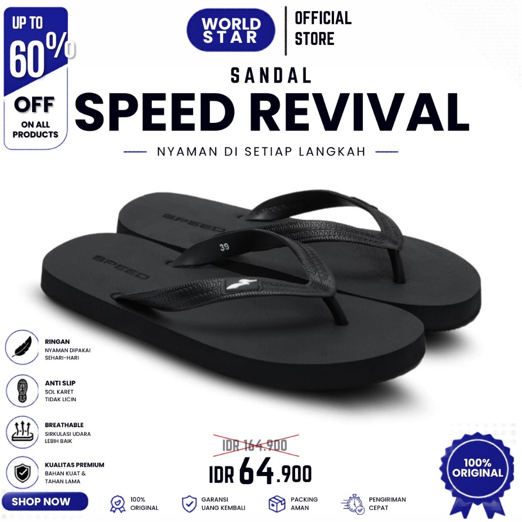 SANDAL SPEED REVIVAL SERIES 100% ORIGINAL || Sandal  SERIES  size 39-44