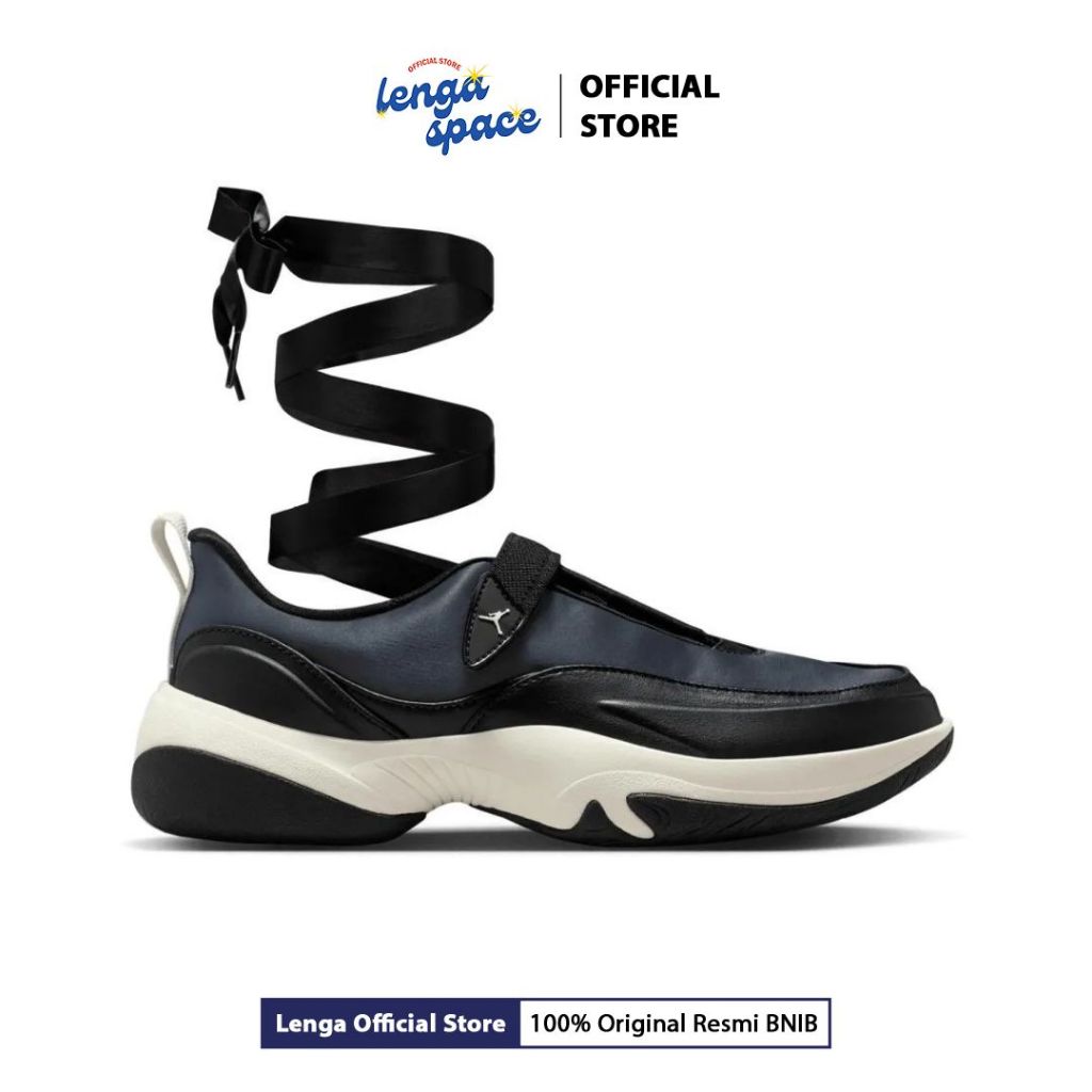 Sepatu Basket Wanita Jordan Pointe Women's Basketball Shoes - Black/Sail (IB8597-001) Original
