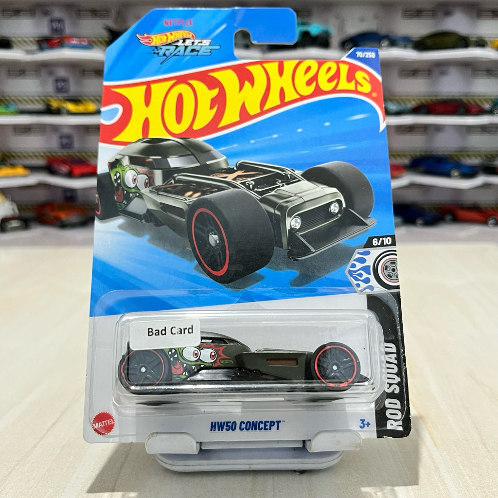 Hotwheels HW50 Concept bad card/buble