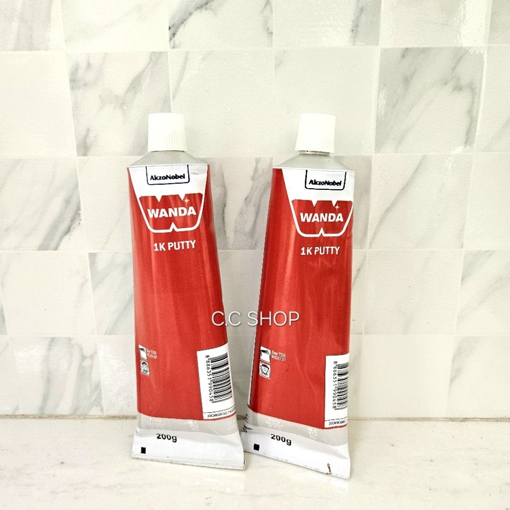 WANDA DEMPUL PUTTY 1K  / DEMPUL ODOL AkzoNobel 200gr / 1K Akzo Nobel Wanda SPOT PUTTY 200 GR / Dempu