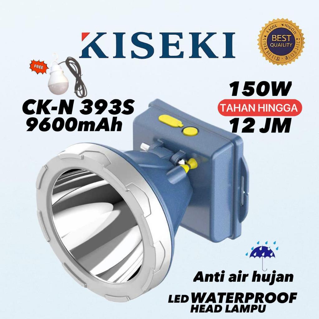 Kiseki Senter Kepala CK-N393S/CK-SKX995/CK-SKX999 Senter kepala cahaya putih waterproof