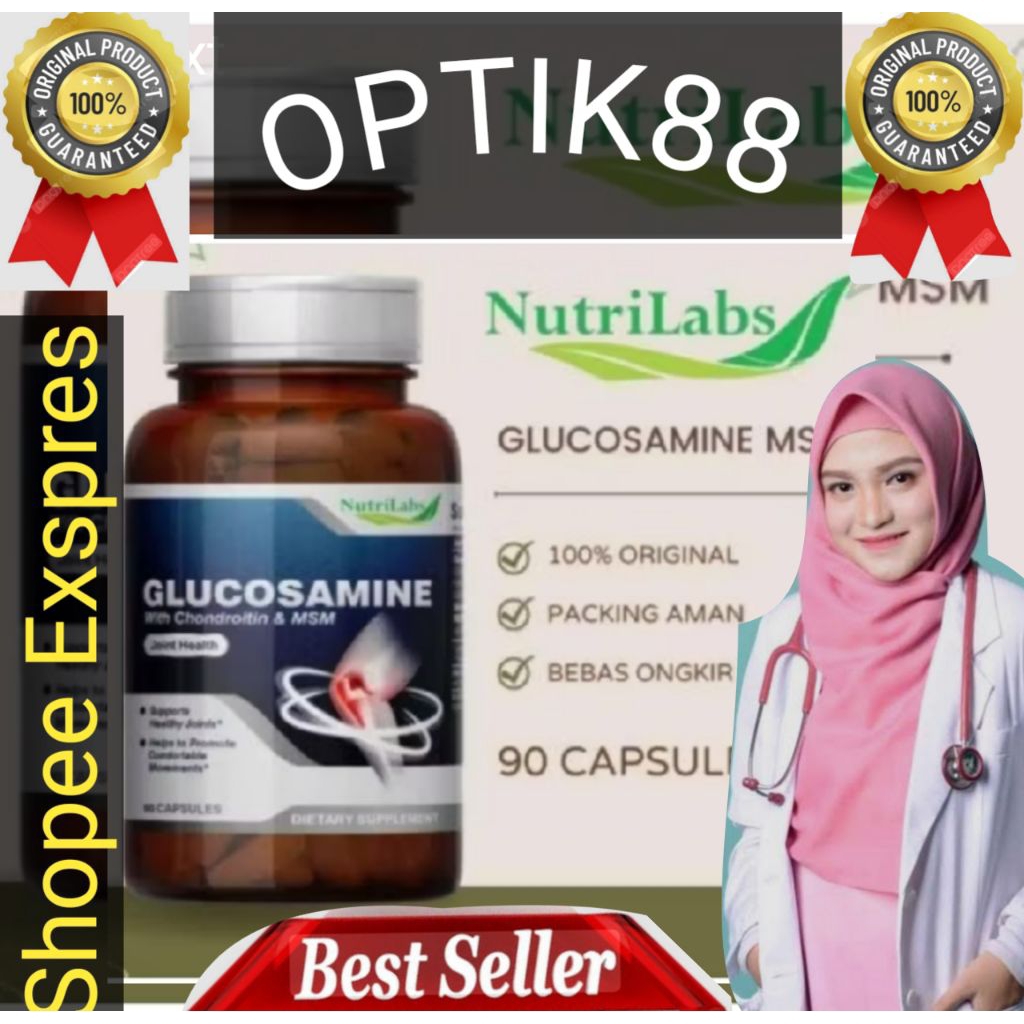 Nutrilabs Glucosamine Chondroitin MSM Suplemen Kesehatan Tulang Sendi