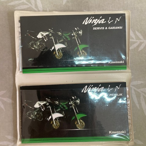 Kawasaki Buklet Buku Service Motor Ninja L N KR150 N Bekas