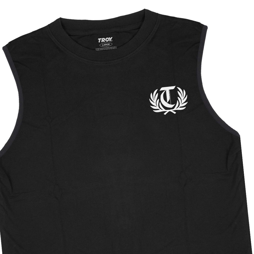 Troy Company Kaos Singlet Pria Hitam - Perry Singlet Sleeveless Black TS 3608