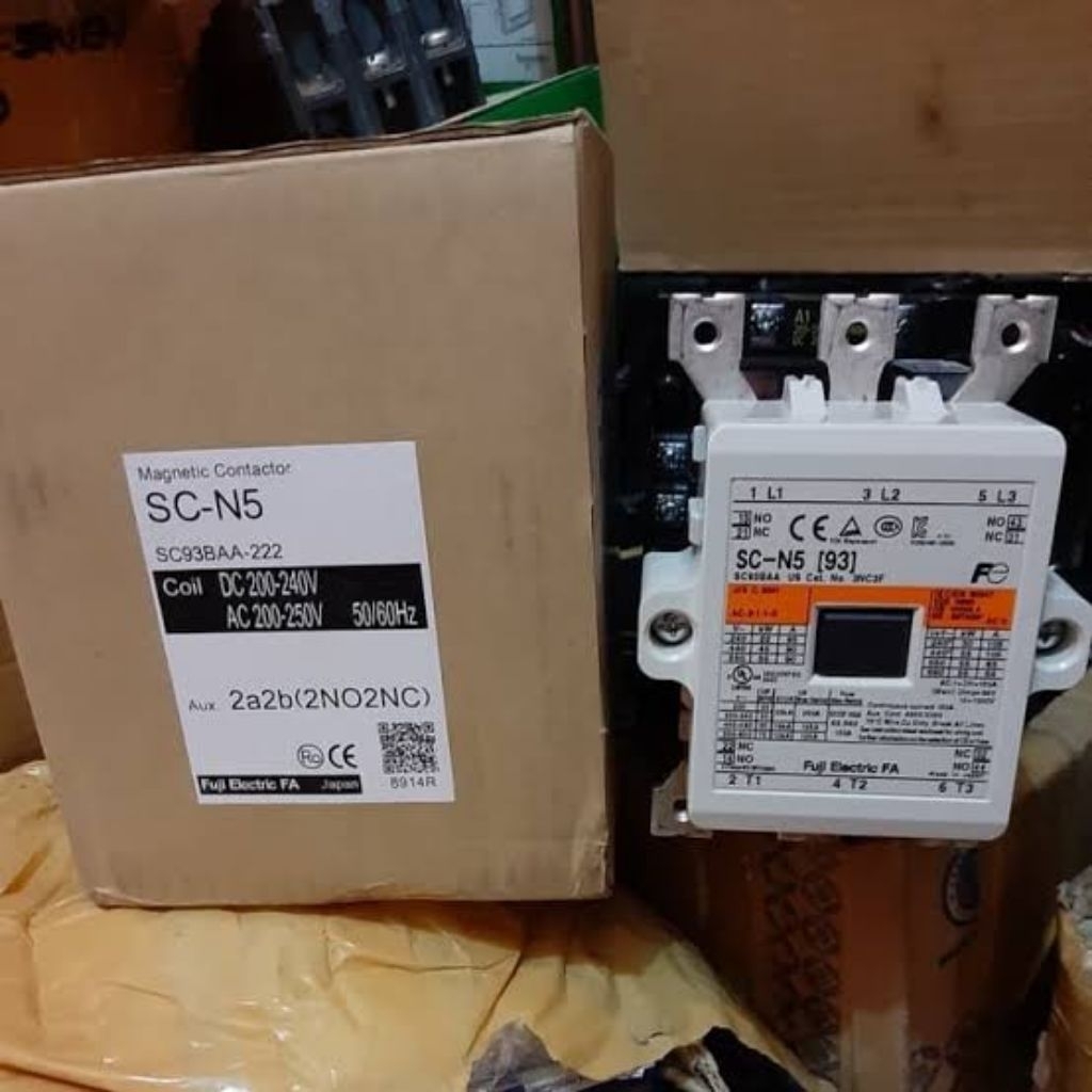 MAGNETIC CONTACTOR SC-N5 2NO 2NC FUJI ELECTRIC