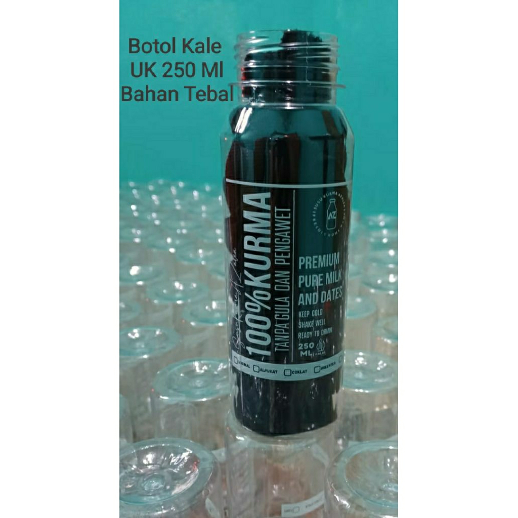 Sablon BotoL Kale 250 ML Plus Tutup Bahan Tebal Berkualitas
