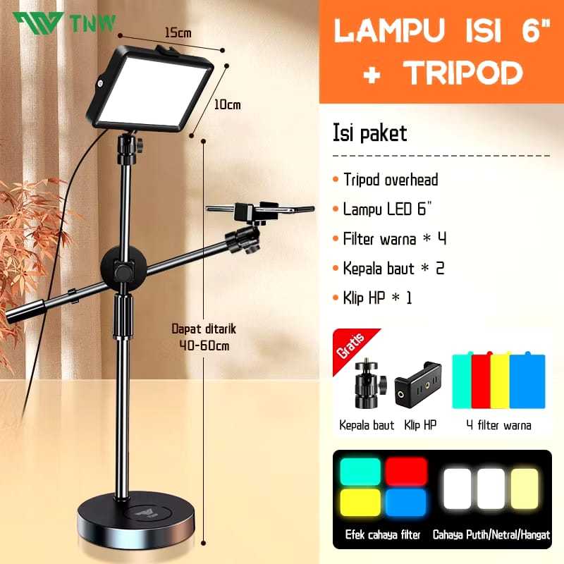 PL (PreLoved) TNW Overhead Phone Stand + Led Lampu
