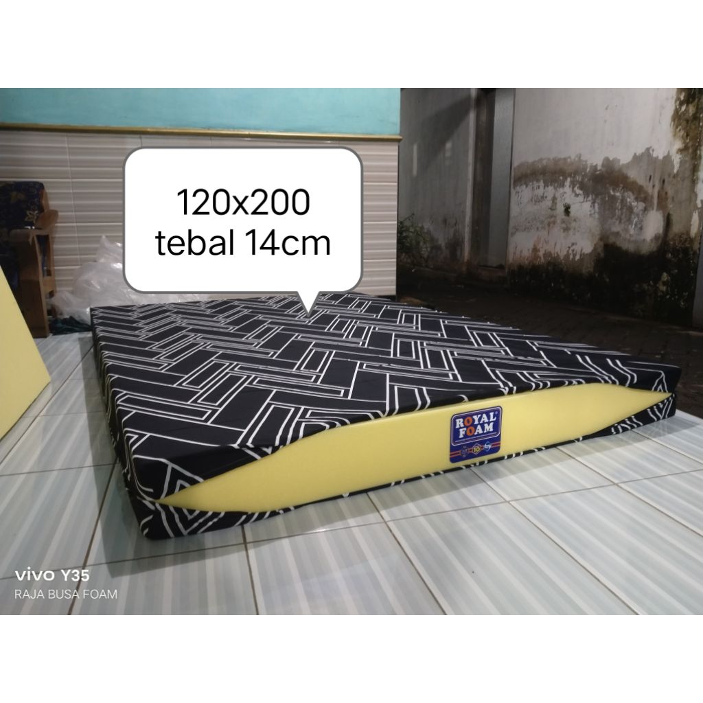 kasur busa royal foam ukuran 120x200x14