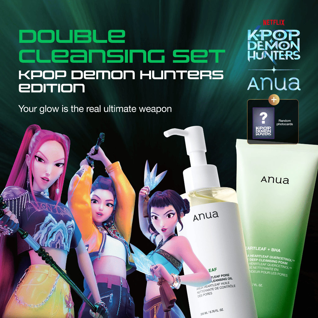 [ANUA] KPop Demon Hunters GLASS SKIN CLEANSE DUO