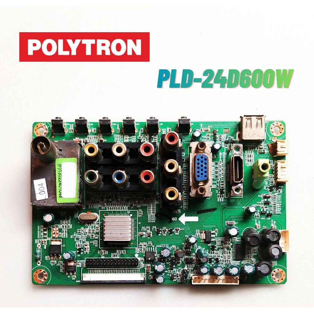 MB TV POLYTRON PLD24D600W/MAINBOARD TV LED POLYTRON PLD24D600W