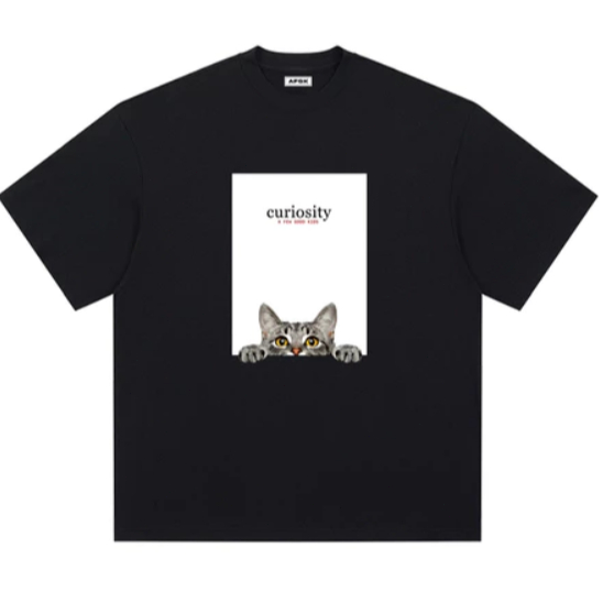 mall inline badgeAFGK Kaos Pria Wanita Original 100% Oversize Distro TShirt Hitam Putih Graphic Kuci