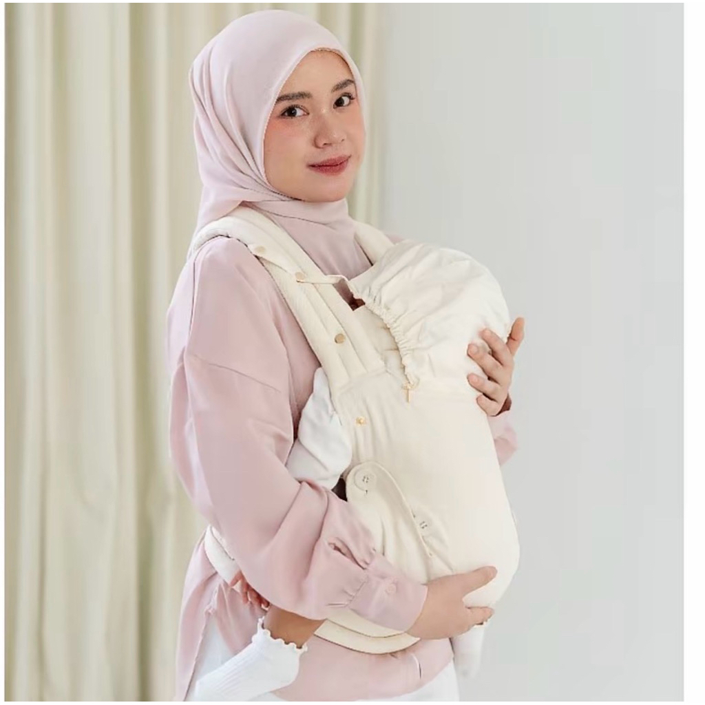 MANA baby carrier ivory - ethereal series