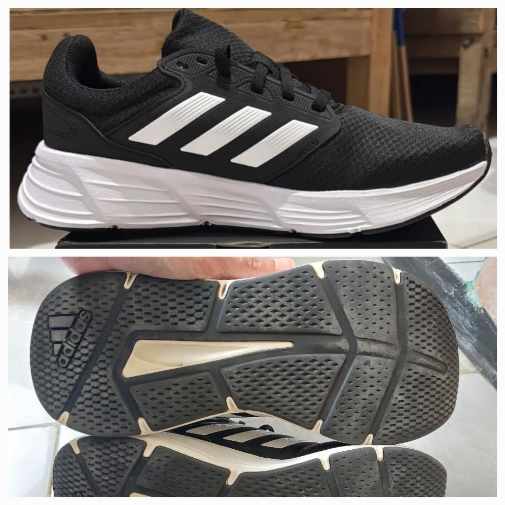SEPATU ADIDAS original galaxy 6 size 42,5 running preloved second