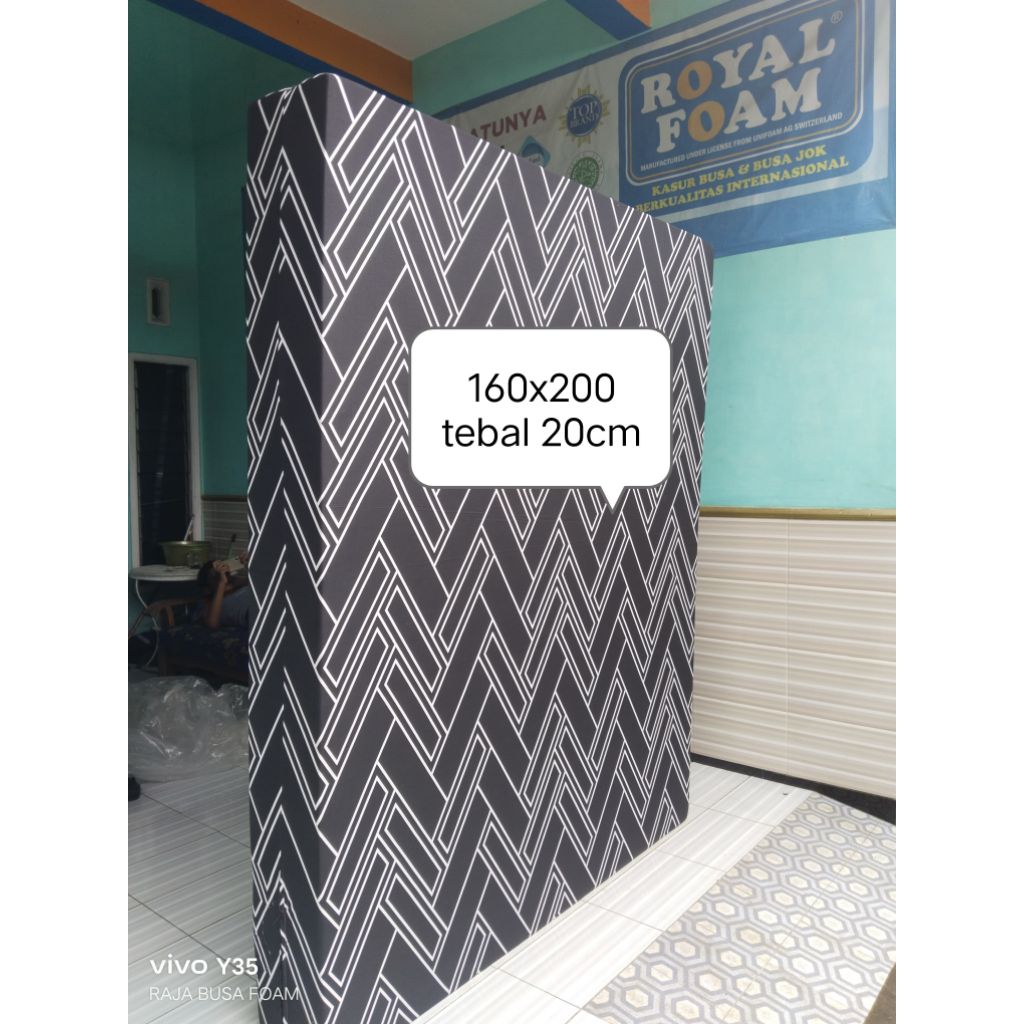 kasur busa royal foam ukuran 160x200x20