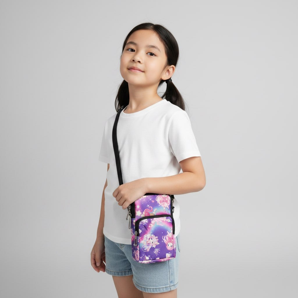 Tas Selempang HP New Arrival Pria Wanita Tas Mini Holder Unisex Tempat Ponsel Motif Bunga TasDistro
