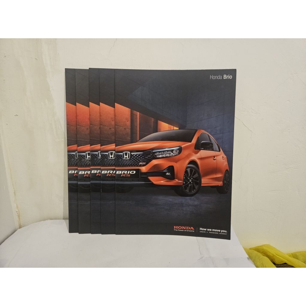 brosur katalog mobil honda brio 2024 leaflet