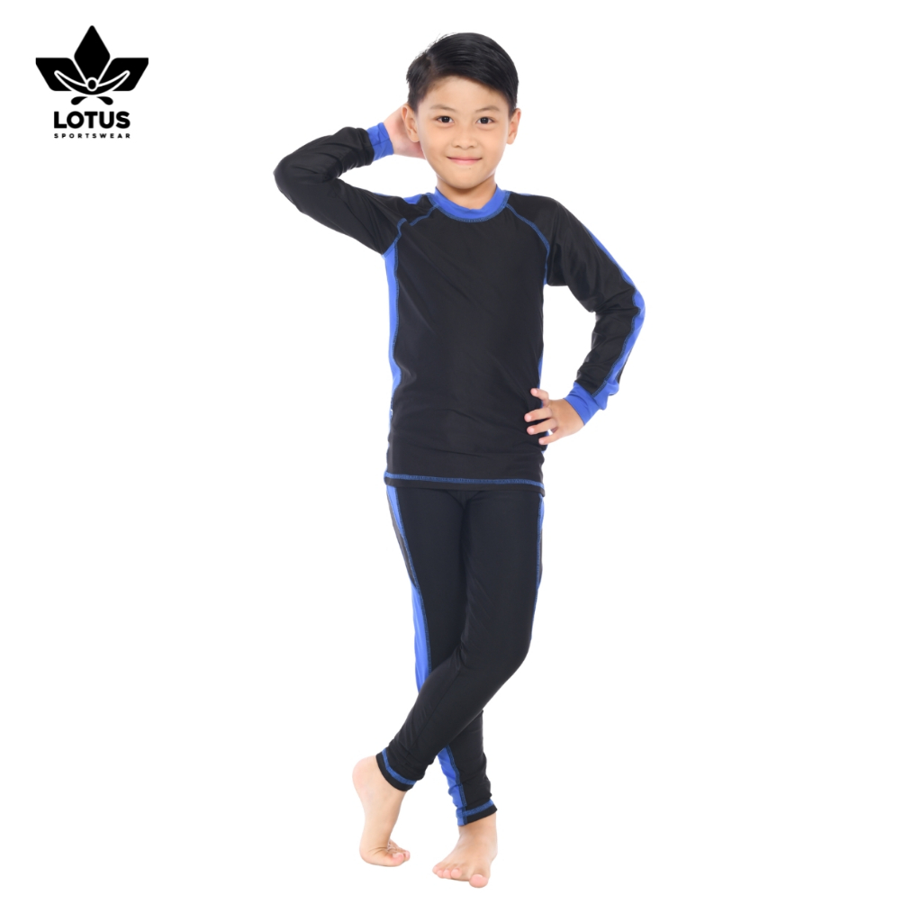 Baju Renang Anak Laki-laki Setelan Baju & Celana Panjang Baju Renang Setelan Anak Laki-laki Panjang
