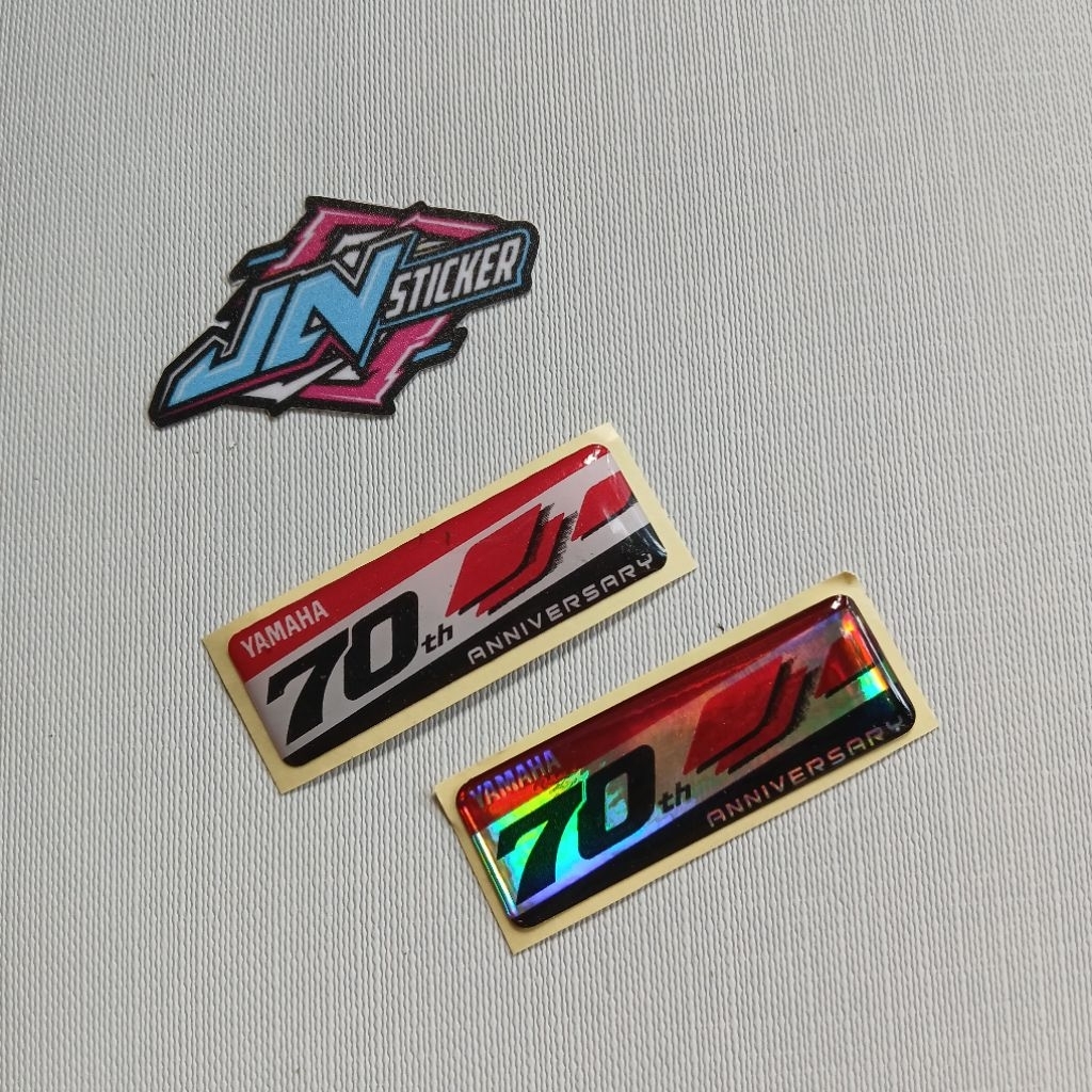 Sticker Emblem Anniversary Yamaha 70 th