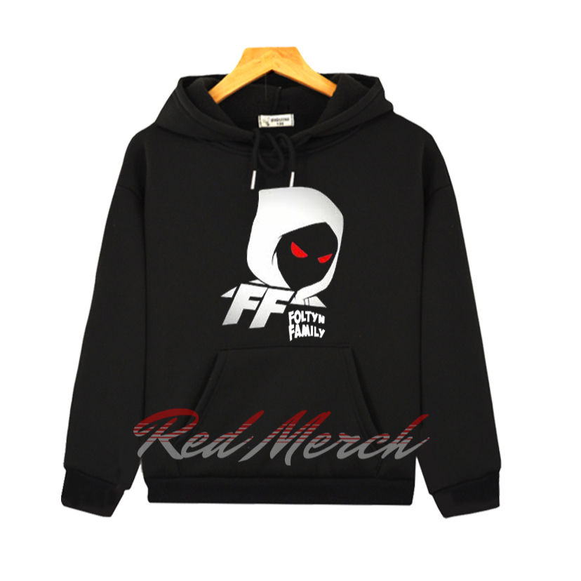 Jaket hoodie anak foltyn family ff youtuber game roblox gambar dtf sablon