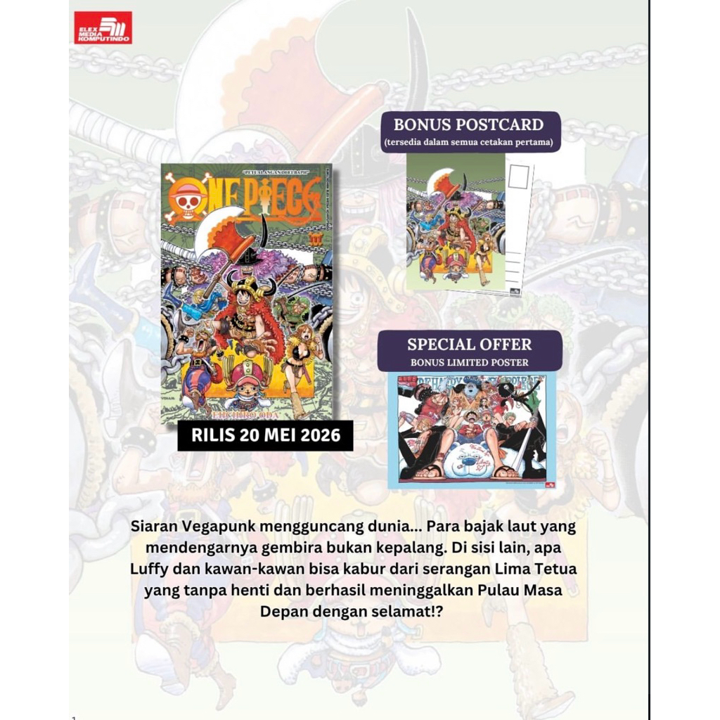 Komik One Piece 111 by Eiichiro oda (SPECIAL OFFER)