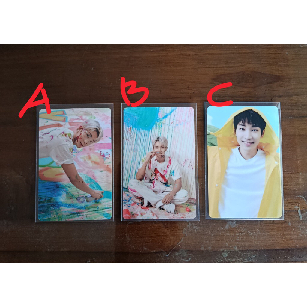 photocard (PC) wonwoo face the sun heaven carat ver