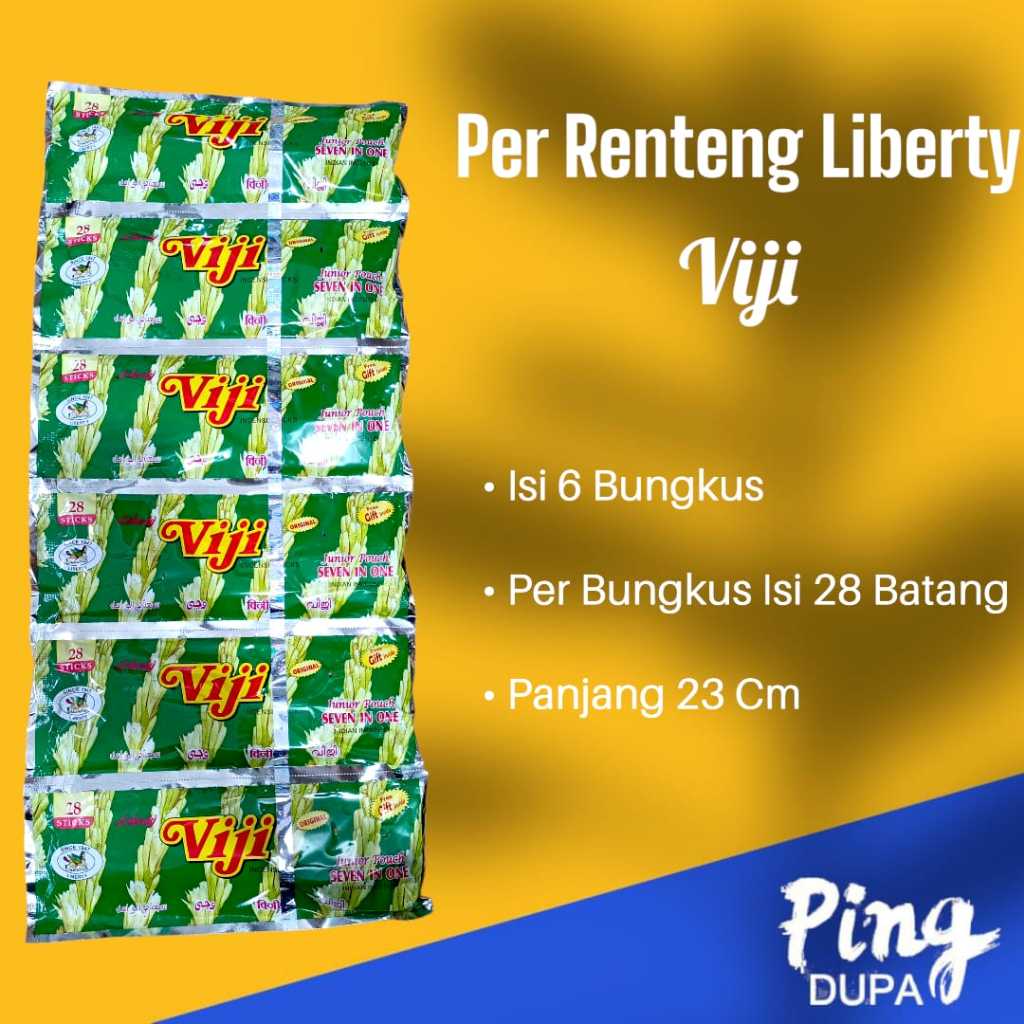 Grosir: PER RENTENG Dupa Viji India Isi 6 Plastik Hio By Liberty India