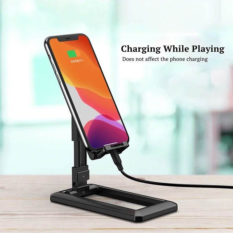 Folding Desktop Stand Support Handphone Tablet HD 28