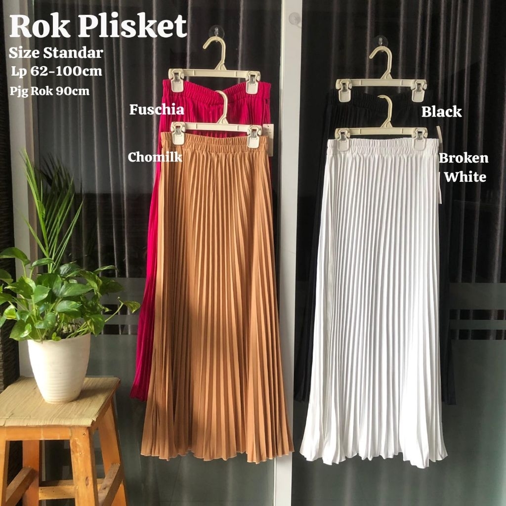 RAINI - Rok Plisket Standar by MBL