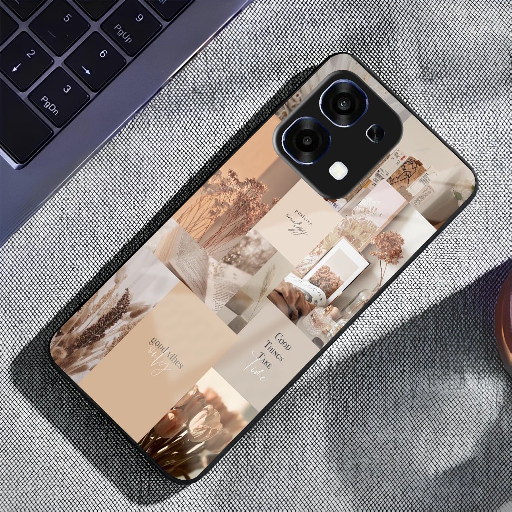 CL Softcase Glass For Oppo A6 Pro - Case Glass Oppo A6 Pro - Casing Kaca A6 Pro Terbaru - Casing Mur