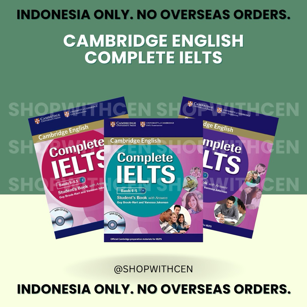 Cambridge English Complete IELTS Student’s Book Workbook Teacher’s Book