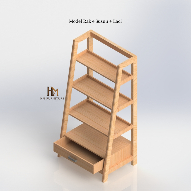 Rak Kayu Serbaguna | Rak Buku | Rak Susun Aestetic | Lemari Parfum | Lemari Kayu Aestetic