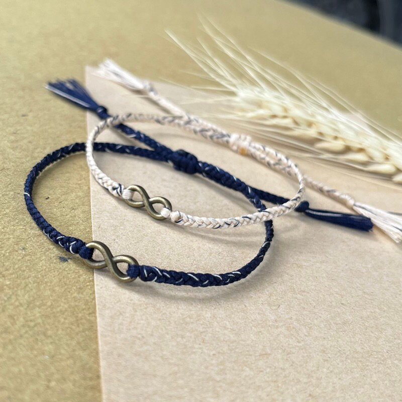 Finiblue bracelet • Gelang couple infinity