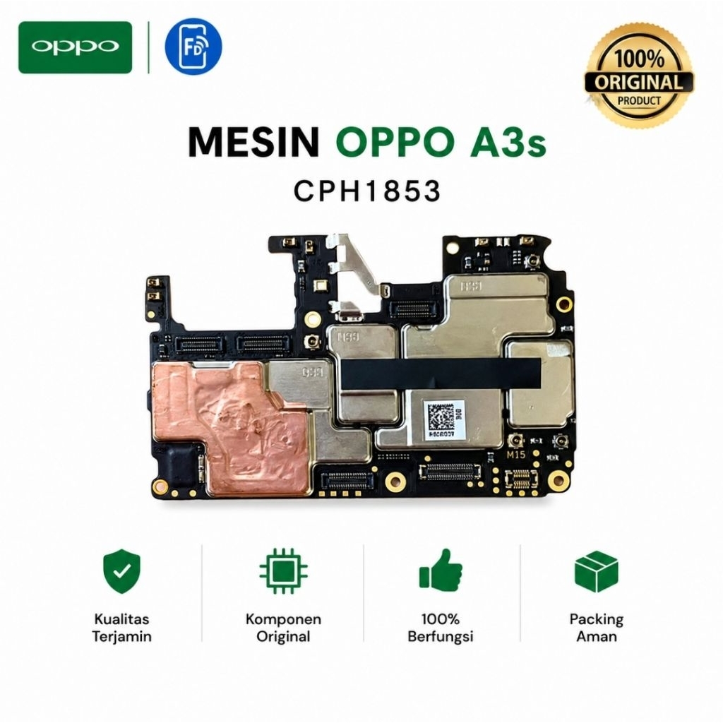 Mesin Oppo A3s CPH1853 Siap Pakai Normal