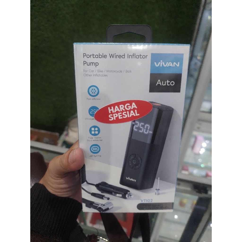 POMPA BAN PORTABEL ELEKTRIK VIVAN VTI02