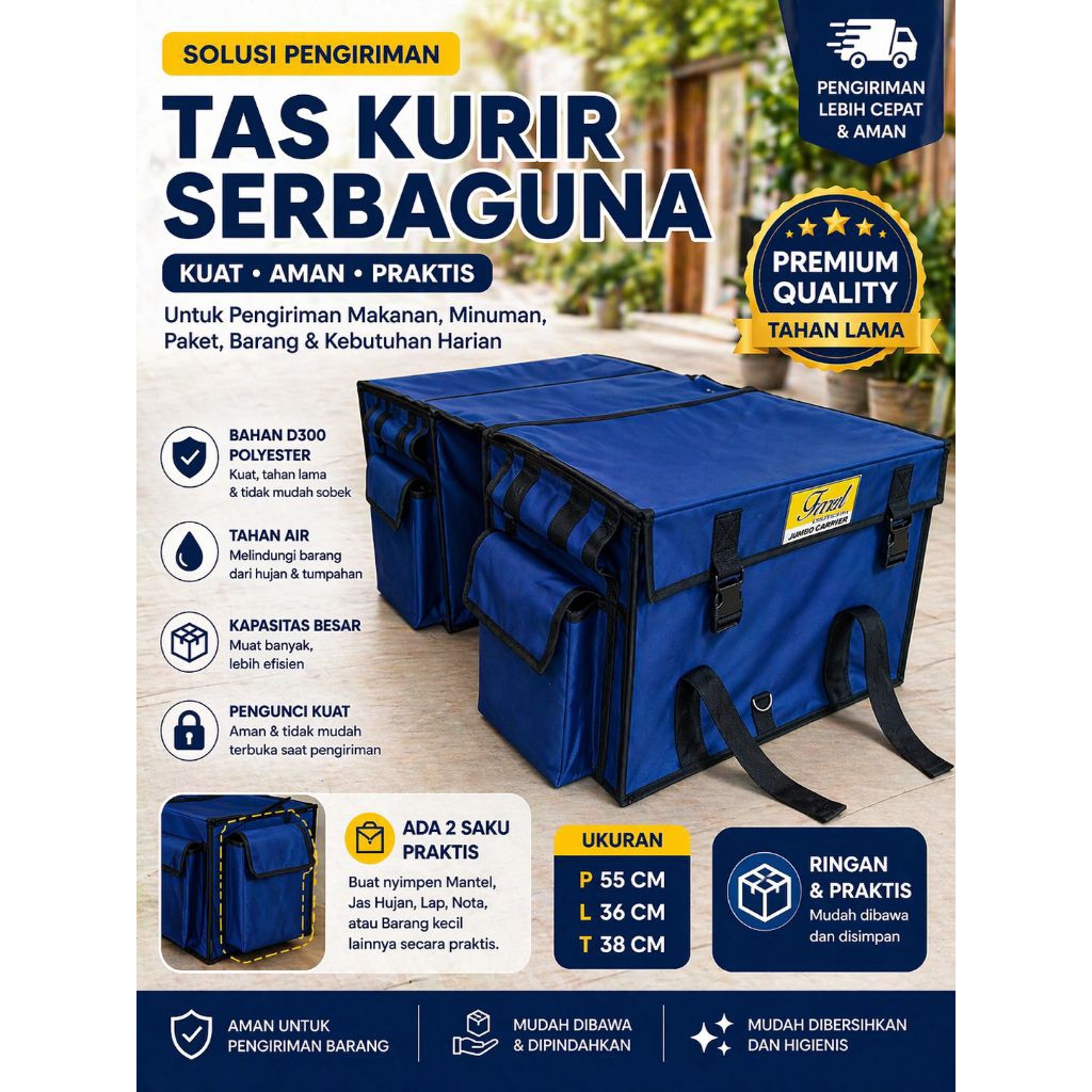 Srandul Jumbo Sandat Kain D300 Kain Tebal + Saku 2