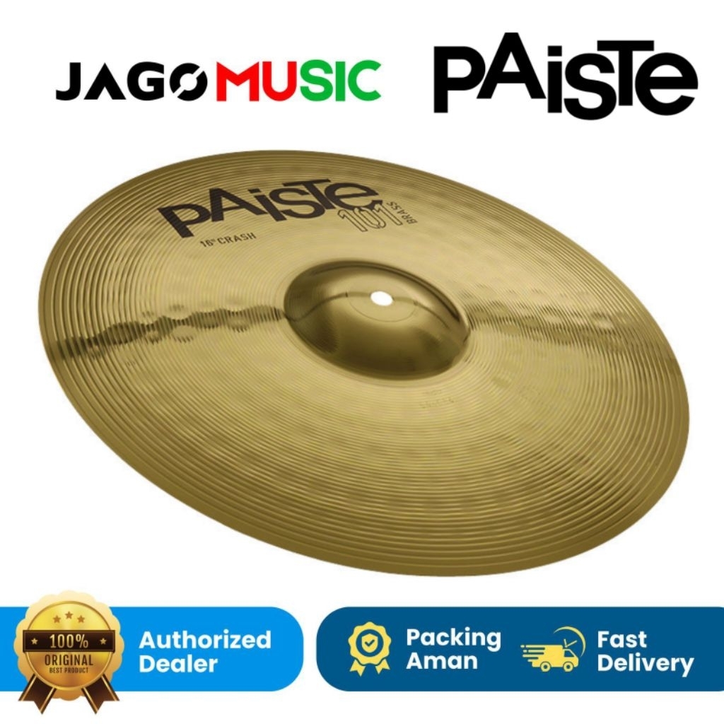 Paiste 101 Brass Crash 16inch Drum Cymbal Paiste 16 Inch Crash