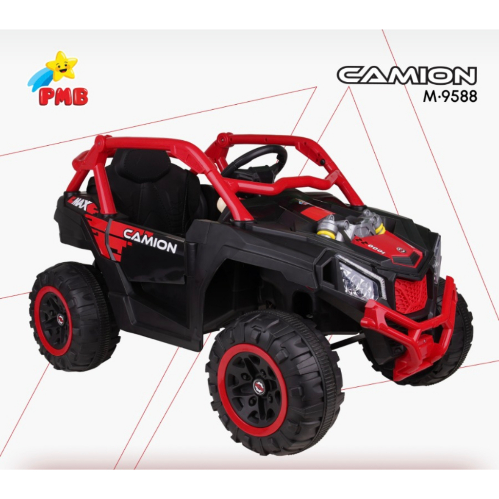 MAINAN ANAK MOBIL AKI PMB CAMION M9588 DUAL GEAR BOX