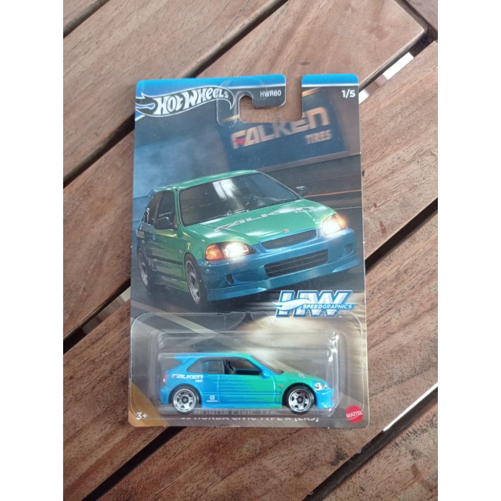 hotwheels honda civic ek9 falken