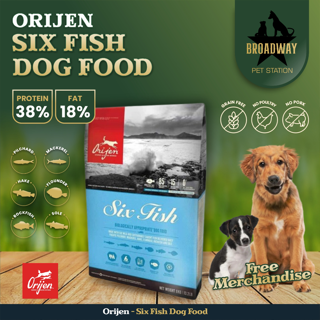 Orijen Six Fish Dog Food 2 Kg