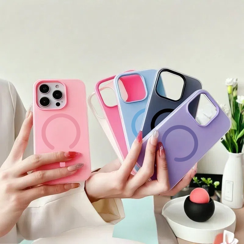 Luxury Magsaf* Case Jelly Color 2 in 1 Compatible For Samsung A37 Silikon Softcase Casing Hp MG06 HS