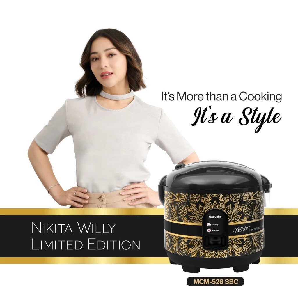(READY COD) Miyako Magic Com 1.8 Liter 3in1 395 Watt MCM528 / MCM 528 / MCM-528 100% ORI RICE COOKER
