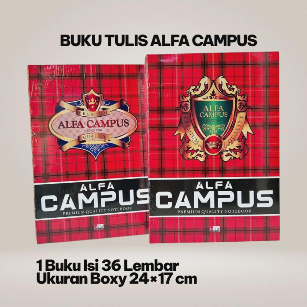 Buku tulis Campus Alfa 36 lembar 10 buku | Buku tulis campus panjang isi 36 lembar
