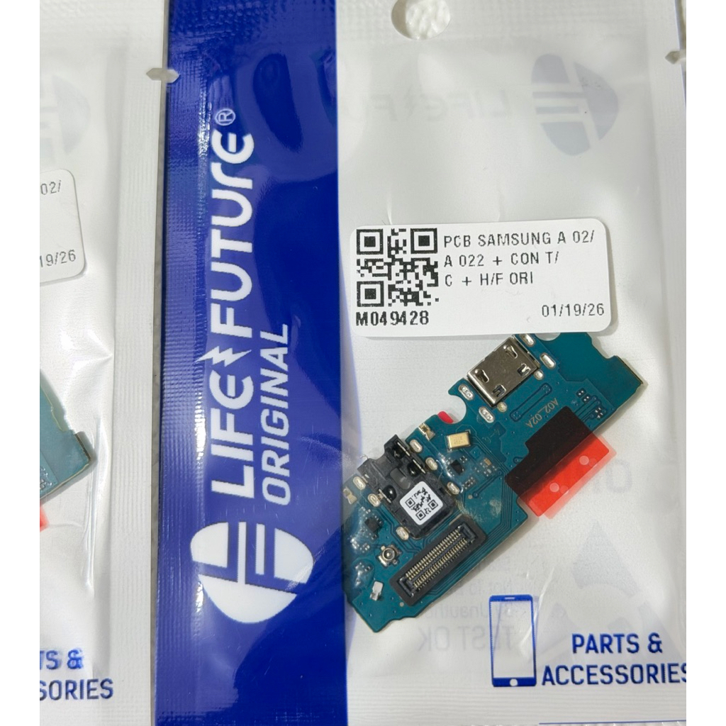 KONEKTOR CAS+MIC+IC+HF SAMSUNG A02 / A022 1PAPAN | CONECTOR CHARGER SAMSUNG A02