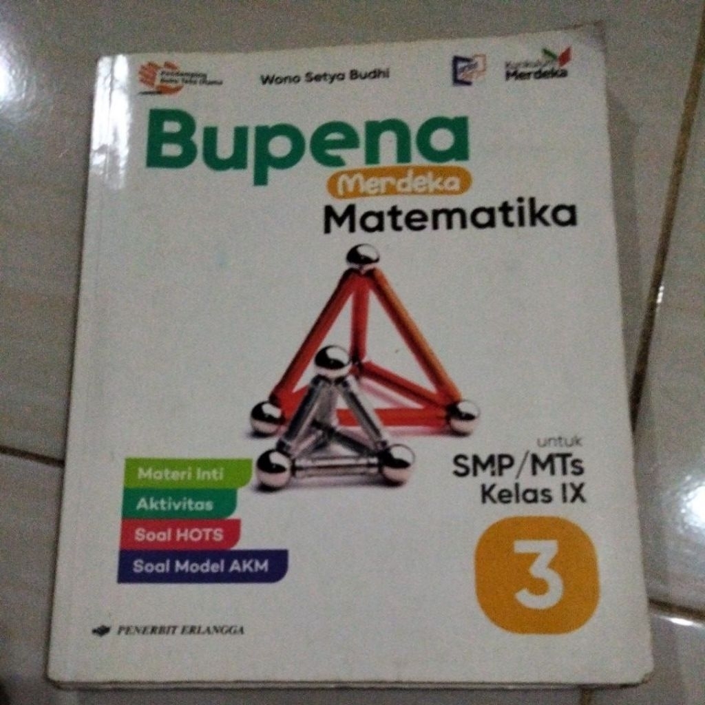 bupena matematika untuk SMP kelas 3 kurikulum merdeka