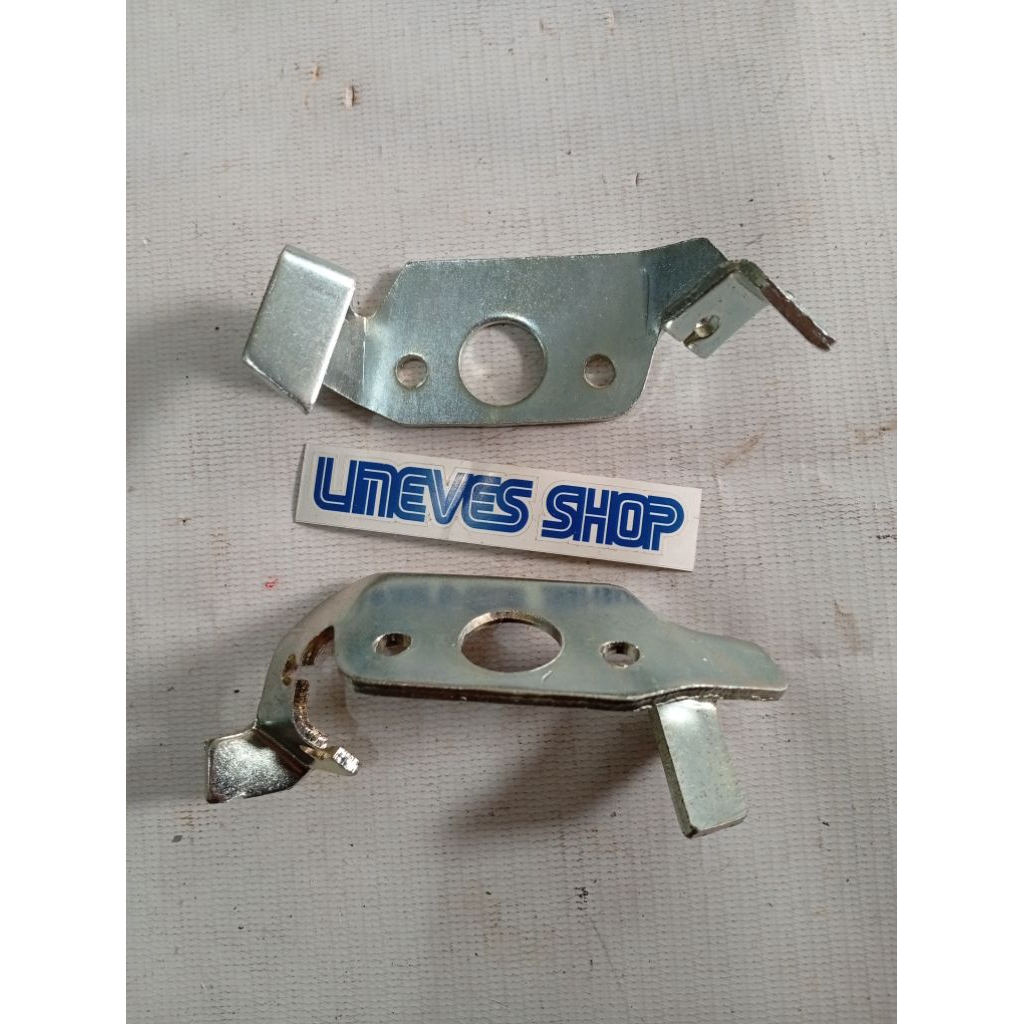 Plat Gigi Palsu Tahanan Kabel Gas Gigi Stang Vespa VBB
