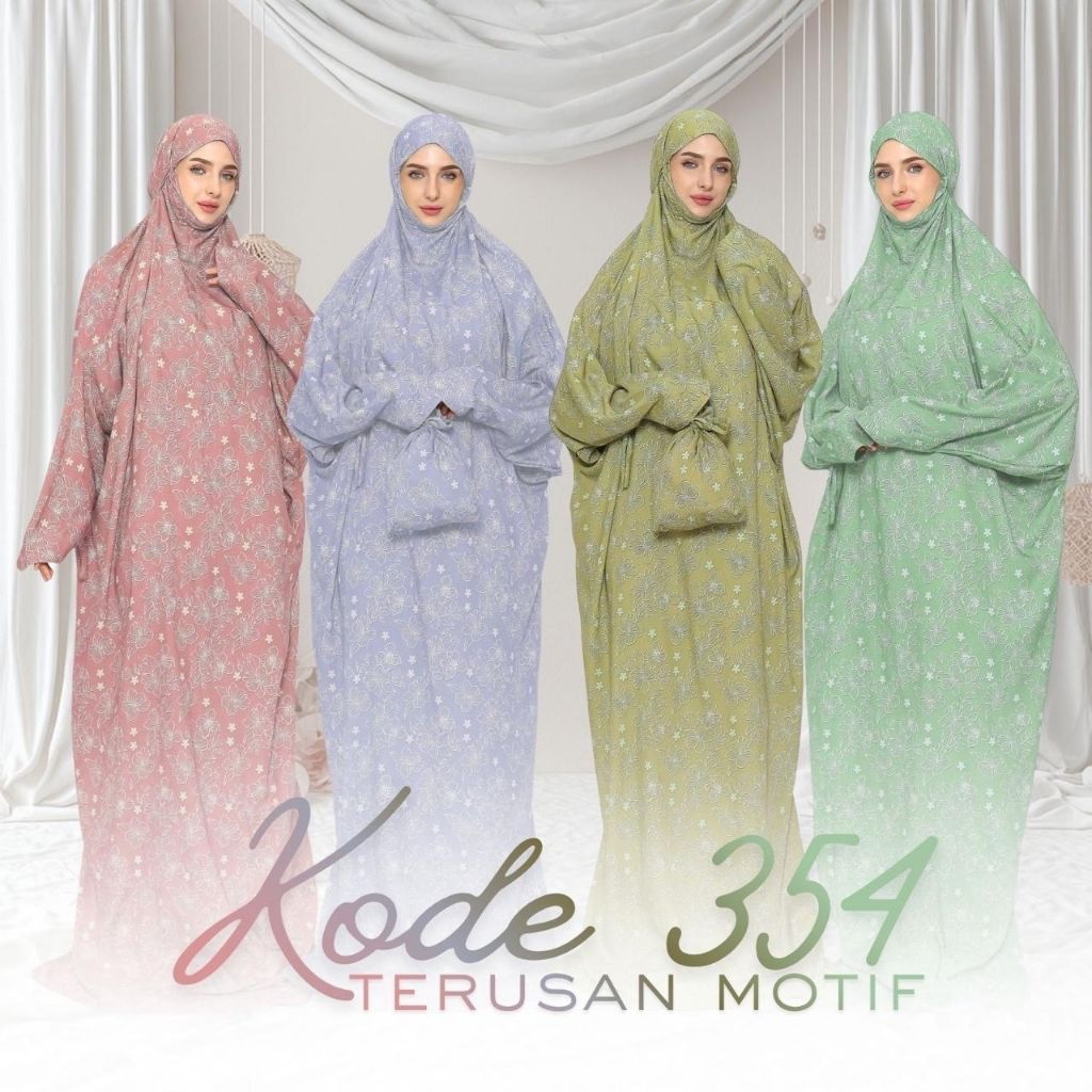 Mukena Hadramaut Motif Kode 354